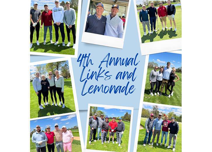 Links And Lemonde Charity Golf Event Collage